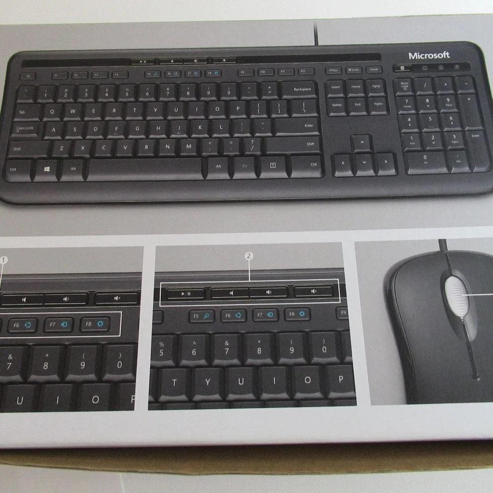 Microsoft Wired 600 Keyboard & Mouse set